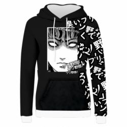 Жіноче 3D худі Junji Ito - Shock-PrintSalon Жіноче 3D худі Junji Ito - Shock