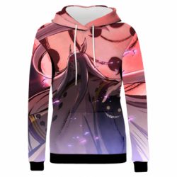 Жіноче 3D худі Kaguya Ootsutsuki