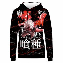 Жіноче 3D худі Kaneki Ken-PrintSalon Жіноче 3D худі Kaneki Ken