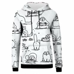 Жіноче 3D худі Кіт Саймона