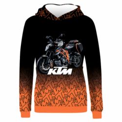 Жіноче 3D худі KTM Sportmotorcycle-PrintSalon Жіноче 3D худі KTM Sportmotorcycle