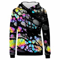 Жіноче 3D худі liquid spots