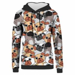 Жіноче 3D худі Little puppies