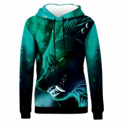 Жіноче 3D худі Magic Wolf-PrintSalon Жіноче 3D худі Magic Wolf