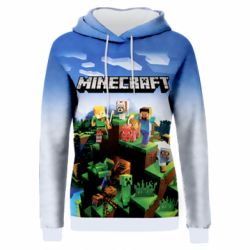 Жіноче 3D худі Minecraft Starter - PrintSalon