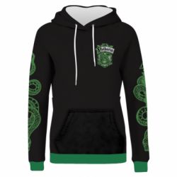 Жіноче 3D худі Modern Slytherin