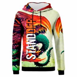 Жіноче 3D худі Monster standoff - PrintSalon