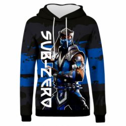 Жіноче 3D худі Mortal Kombat  Sub-Zero