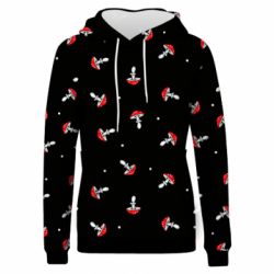 Жіноче 3D худі Мухоморы