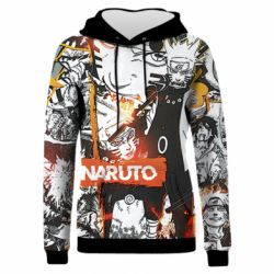 Жіноче 3D худі Naruto manga