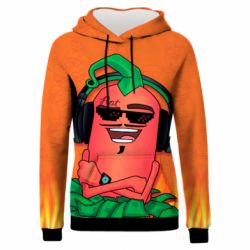 Жіноче 3D худі Перець Едісон Тапатата