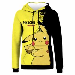 Жіноче 3D худі Pikachu Pika Pika