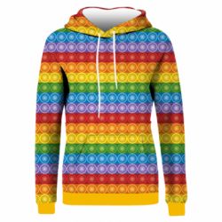 Жіноче 3D худі Pop It Texture-PrintSalon Жіноче 3D худі Pop It Texture