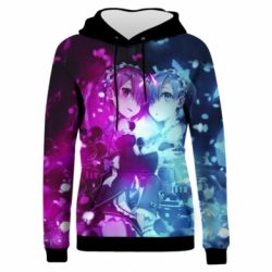 Жіноче 3D худі Rам Rem-PrintSalon Жіноче 3D худі Rам Rem