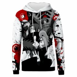 Жіноче 3D худі Red Moon