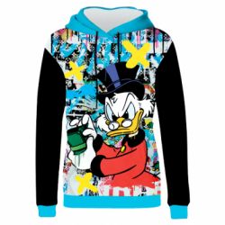 Жіноче 3D худі Rich Scrooge McDuck