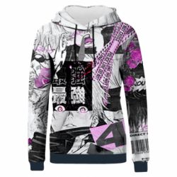 Жіноче 3D худі Satoru gojo collage