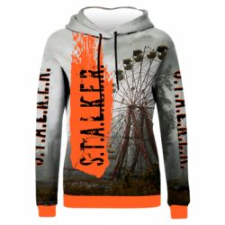 Жіноче 3D худі Stalker Dead City - PrintSalon