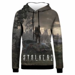 Женское 3D худи Stalker2 3D - PrintSalon