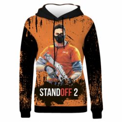 Женское 3D худи Standoff 2 Hero - PrintSalon
