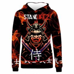 Жіноче 3D худі Standoff Samurai And Fire-PrintSalon Жіноче 3D худі Standoff Samurai And Fire