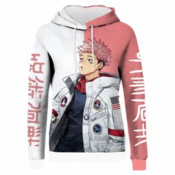 Жіноче 3D худі Street style Yuji Itadori-PrintSalon Жіноче 3D худі Street style Yuji Itadori