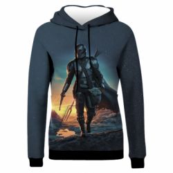 Жіноче 3D худі The Mandalorian-2