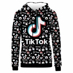 Жіноче 3D худі TikTok Vibes-PrintSalon Жіноче 3D худі TikTok Vibes