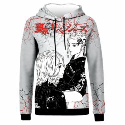 Жіноче 3D худі Tokyo Revengers Mikey And Draken