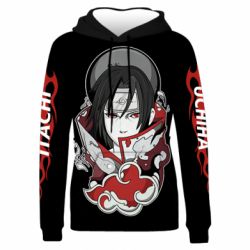 Жіноче 3D худі Uchiha Itachi