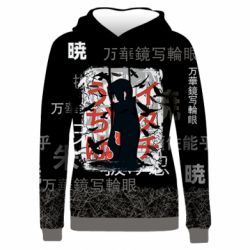 Жіноче 3D худі Учіха Ітачі