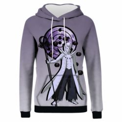 Жіноче 3D худі Uchiha Obito - jinchuuriki form