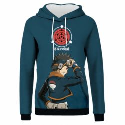 Жіноче 3D худі Uchiha Obito