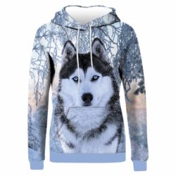 Жіноче 3D худі Winter Husky-PrintSalon Жіноче 3D худі Winter Husky