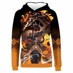 Жіноче 3D худі Zhongli Geo Archon Morax