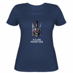 Жіноча футболка A killer monster - PrintSalon