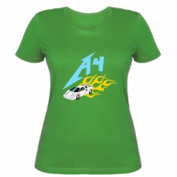 Женская футболка A4 Lamba And Fire - PrintSalon