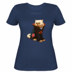 Женская футболка Akatsuki angry cat - PrintSalon