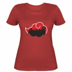 Женская футболка Akatsuki Members Red Cloud - PrintSalon
