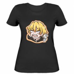 Женская футболка Angry Zenitsu Agatsuma - PrintSalon