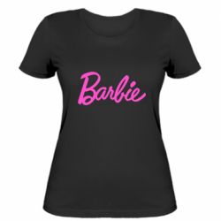 Женская футболка Барби Лого - PrintSalon