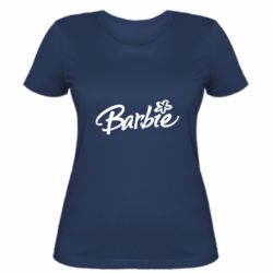 Женская футболка Barbie Logo - PrintSalon