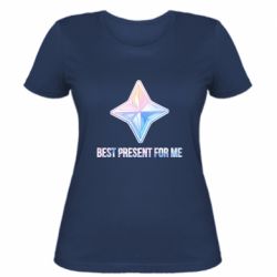 Женская футболка Best present for me - PrintSalon