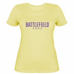 Женская футболка Bettlefield 2042