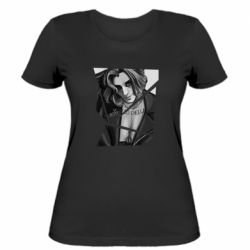 Женская футболка Black and white Damiano - PrintSalon