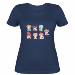 Женская футболка BTS cute boys - PrintSalon