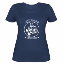 Женская футболка Bulldog Fitness Club - PrintSalon