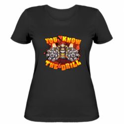 Женская футболка Deep Rock Galactic You know The drill - PrintSalon