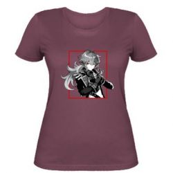 Женская футболка Diluc Genshin Impact