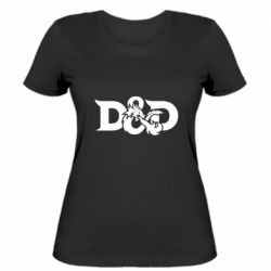 Женская футболка Dungeons s Dragons logo - PrintSalon